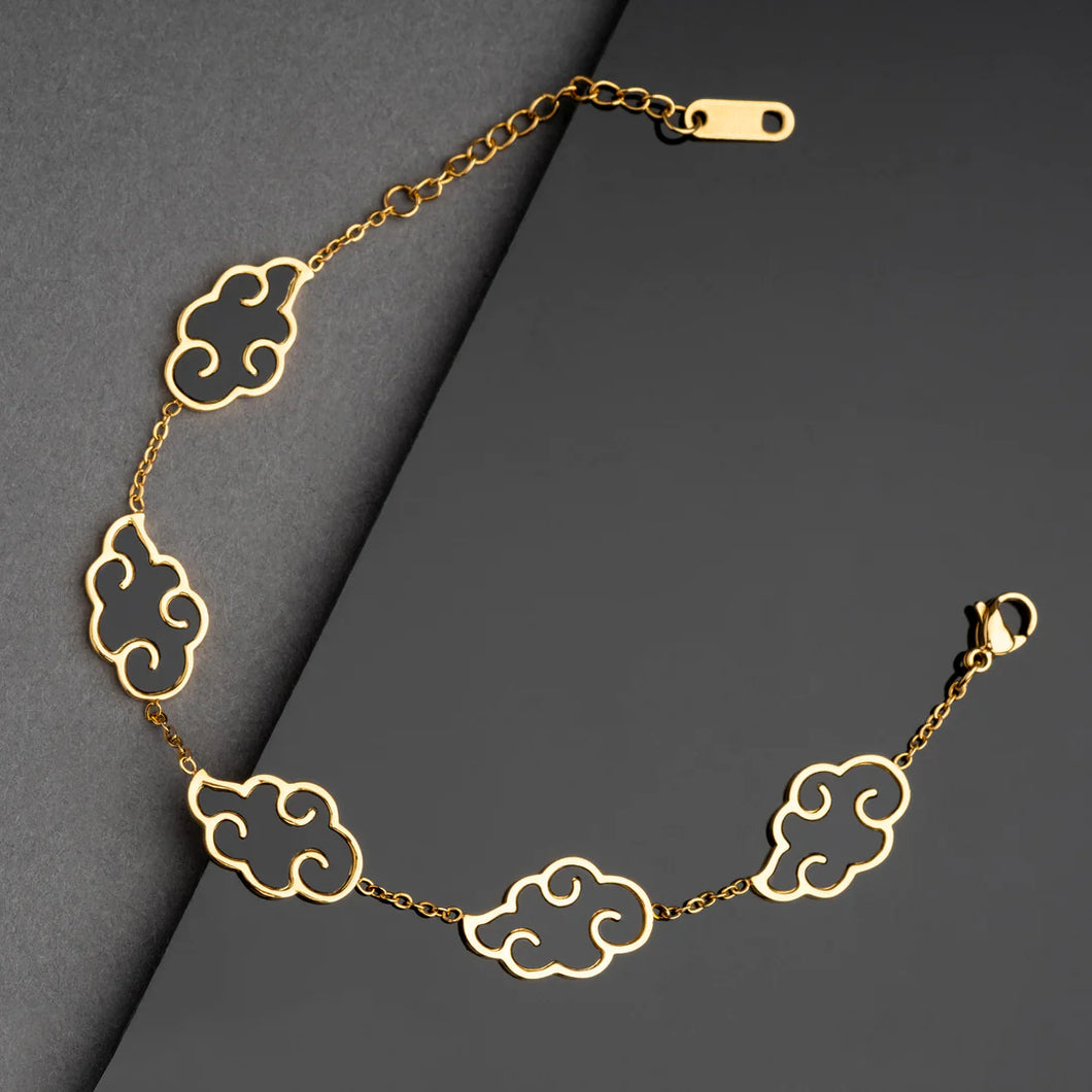 AKATSUKI CLOUD BRACELET + NECKLACE SET