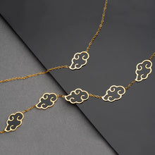 Load image into Gallery viewer, AKATSUKI CLOUD BRACELET + NECKLACE SET
